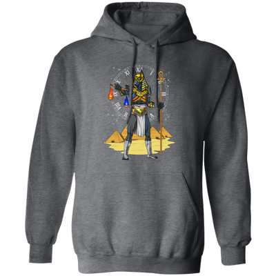 Anubis Egyptian, God Of The Afterlife Mythology, Therapy Gift Pullover Hoodie