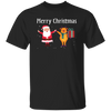 Merry Christmas, Funny Santa, Funny Reindeer, Winter Season Unisex T-Shirt