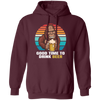 Good Time To Drink Beer, Retro Monkey, Gorilla Drink Beer Pullover Hoodie