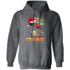 Skeleton When You're Dead Inside, Christmas Lights Pullover Hoodie