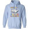 Support Public Libraries, Love Read, Groovy Bookworm Pullover Hoodie