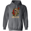 Life Is The Whisper Of The Death, Skull With Roses Pullover Hoodie