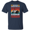 Never Underestimate An Old Man, Who Is Also A Farmer Unisex T-Shirt