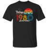 Vintage 1980, 1980 Birthday, 1980 Limited Edition, 1980 Retro Unisex T-Shirt