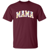 Mama Gift, Floral Mama, Mama Varsity, Mama Design, Mother's Day-purple Unisex T-Shirt