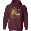 Black Woman, I Don't Have An Inside Voice, Just A Mouth With No Filter Pullover Hoodie