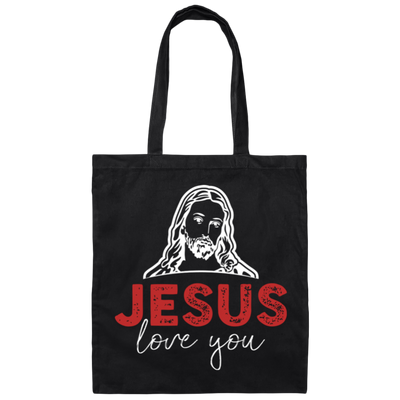 Jesus Love You, Pastor Gift, Love Jesus, Pastor Wife Canvas Tote Bag