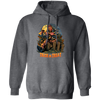 Trick Or Treat, Man Hold Axe, Halloween Night Pullover Hoodie