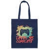 Level 35 Complete, Vintage 35th Wedding, Anniversary 35th, Best 35th Gift Canvas Tote Bag