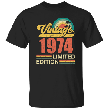 Hawaii 1974 Gift, Vintage 1974 Limited Gift, Retro 1974, Tropical Style Unisex T-Shirt
