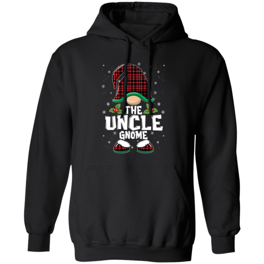 The Uncle Gnome Present For Family, Xmas Cute Gnome Lover Pullover Hoodie