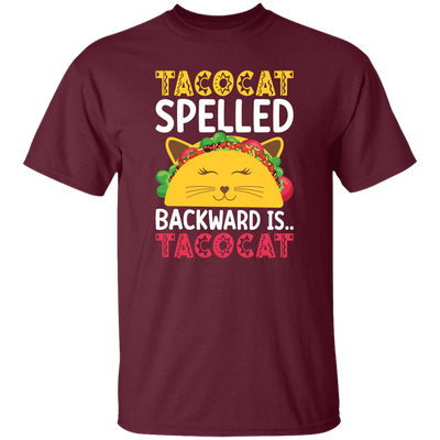 Tacocat Spelled Backward Is Tacocat, Tacocat Game, Palindrome Game Unisex T-Shirt