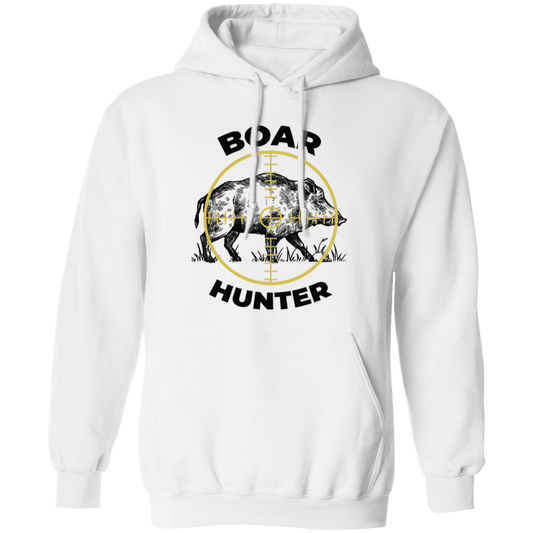 Boar Hunter, Wild Animal Hunter, Retro Boar, Boar Lover Pullover Hoodie