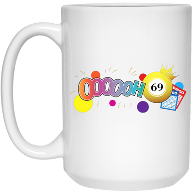 Bingo, Lucky Game, Bet Game, Bingo Gamer White Mug