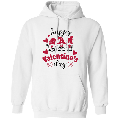 Happy Valentine's Day, Valentine Gnome, Cute Gnome, Valentine's Day, Trendy Valentine Pullover Hoodie