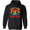 Golf And Beer Ace, Retro Golf, Golf With Beer Pullover Hoodie