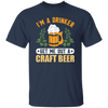 I'm A Drinker, Get Me Out A Craft Beer, Craft Beer Retro Unisex T-Shirt