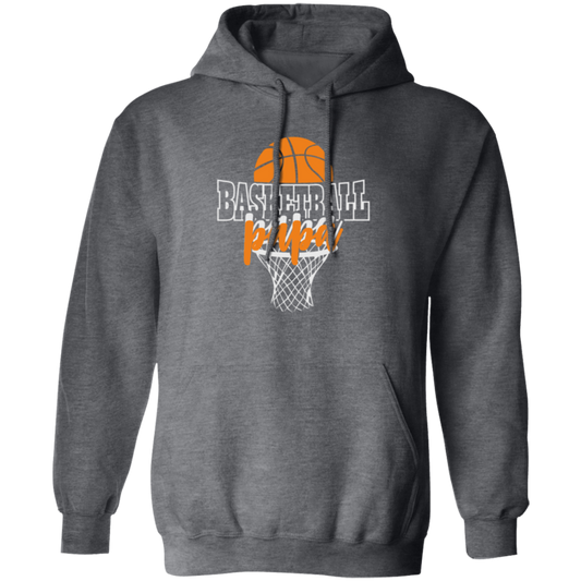 Love Papa Gift, Basketball Gift, Love Sport, Dad Love Basketball Pullover Hoodie