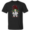 The Dad Gnome Present For Family, Xmas Cute Gnome Lover Unisex T-Shirt