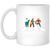 Merry Xmas, Happy Man Cross The Road, Cross On A Street White Mug