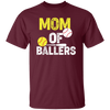 Mom Of Ballers, Baseball Sport, Retro Baseball Player Unisex T-Shirt