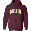 Mama Gift, Floral Mama, Mama Varsity, Mama Design, Mother's Day-yellow Pullover Hoodie