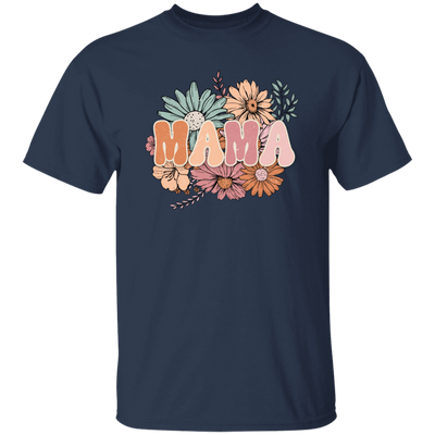 Mama Flowers Gift, Retro Flower, Vintage Flower For Mother's Day Unisex T-Shirt