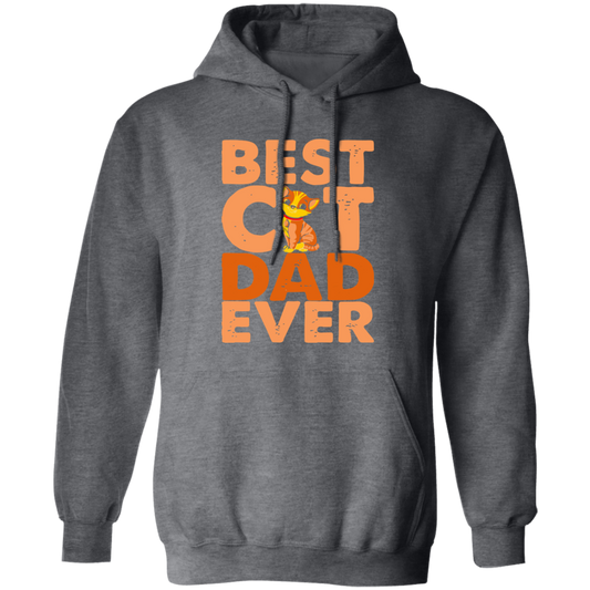 Love Cat, Best Cat Gift, Best Cat Dad Ever, My Cat Dad, Best Daddu Ever Pullover Hoodie