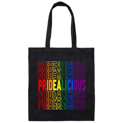 Pridealicious, LGBT Pride, Rainbow Flag, Pride's Day Gifts Canvas Tote Bag