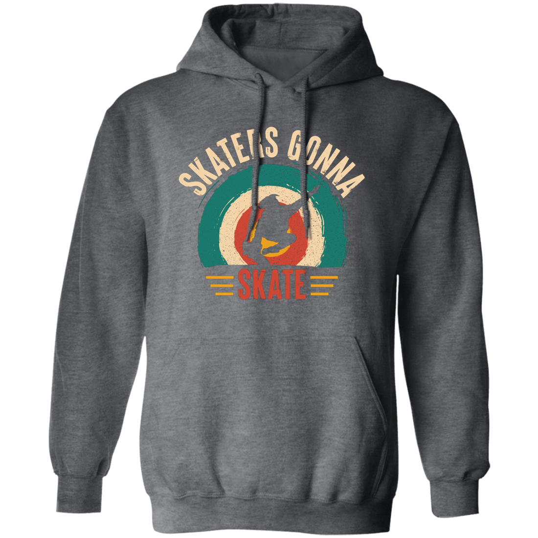 Skaters Gonna Skate, Retro Skate, Skating Vintage Pullover Hoodie