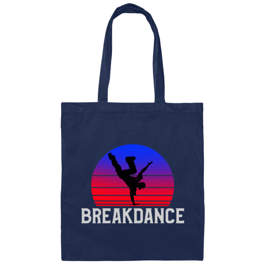 Breakdancers, B-Boy Breakdance, Hiphop Music Lovers, Vintage Breakdance Canvas Tote Bag