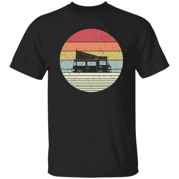 Camp Bus, Camping Bus, Retro Bus Go To Camp, Cool Bus For Family Campers Unisex T-Shirt