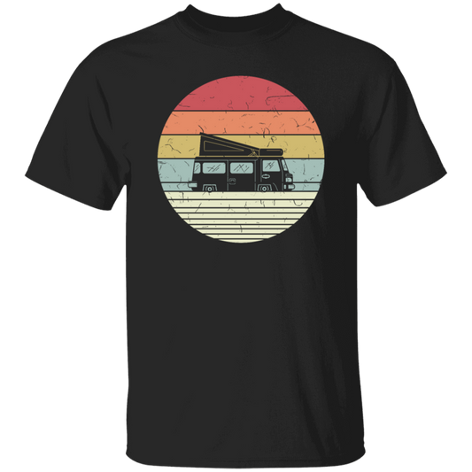 Camp Bus, Camping Bus, Retro Bus Go To Camp, Cool Bus For Family Campers Unisex T-Shirt