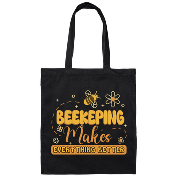 Love Bee Beekeping Makes Everything Better Canvas Tote Bag