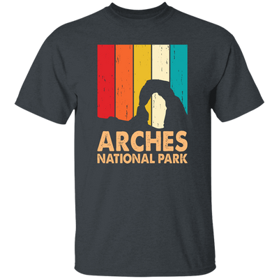 Arches National Park, Retro Arches, Arches Silhouette Unisex T-Shirt