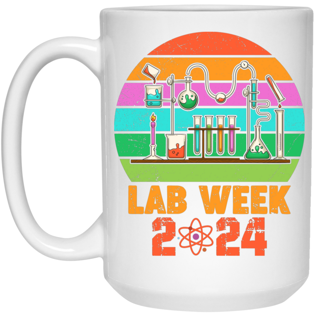 Lab Week 2024, Love Laboratory, Love Chemistry White Mug