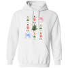 Nutcracker Xmas, Coquette Ribbon, Preppy Christmas Christmas Pullover Hoodie