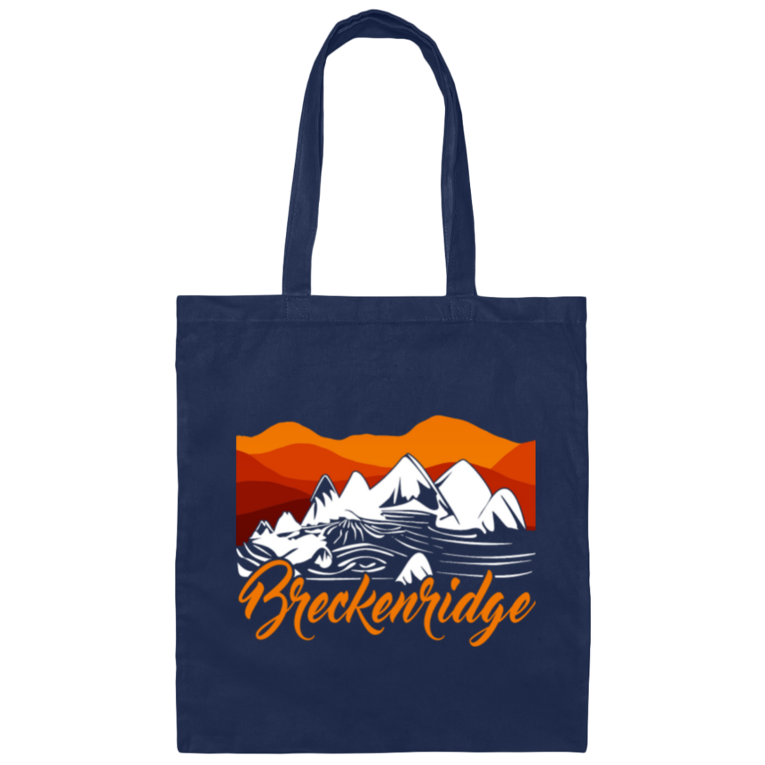 Breckenridge Vintage, Retro Colorado, Ski Clothing, Love Breckenridge Canvas Tote Bag