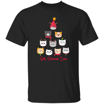 Catmas Tree, Merry Catmas, Cute Cat, Merry Christmas, Trendy Christmas Unisex T-Shirt