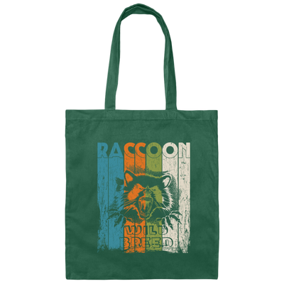 Retro Raccoon Wild Breed Trash Panda Wild Cats Men Wears Canvas Tote Bag