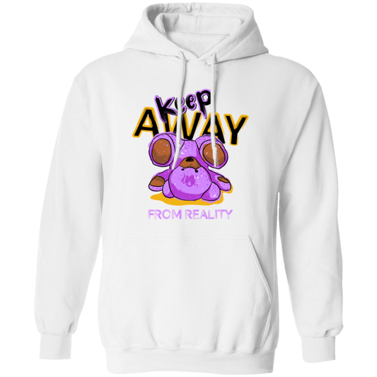 Keep Away From Reality, Cute Teddy, Teddy In Real Pullover Hoodie