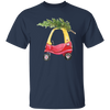 Baby Car Watercolor, Car Bring Xmas Tree, Cute Xmas Car, Merry Christmas, Trendy Chrismas Unisex T-Shirt