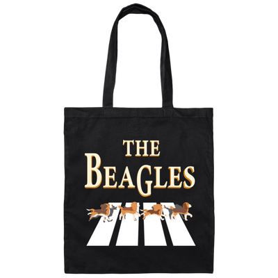 The Beagles, Dogs Hunt Bunnies, 4 Dogs, Beagle Dogs Canvas Tote Bag