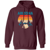 Arizona Retro, Go Camping, Arizona National Park Pullover Hoodie