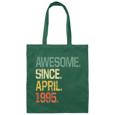 Birthday Gifts Awesome Since April 1995 Premium Canvas Tote Bag