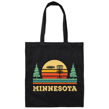 Cool Disc Golf Lover Minnesota Disc Golf Canvas Tote Bag