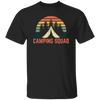 Camping Squad, Nature Lovers, Best Of Camping, Retro Camper Lover Unisex T-Shirt