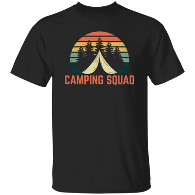 Camping Squad, Nature Lovers, Best Of Camping, Retro Camper Lover Unisex T-Shirt