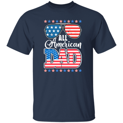 Father's Day, All American Dad, American Sunglasses Unisex T-Shirt