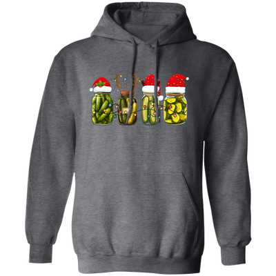 Cucumber Pickles, Pickle Bottles, Pickles Christmas, Merry Christmas, Trendy Chrismas Pullover Hoodie